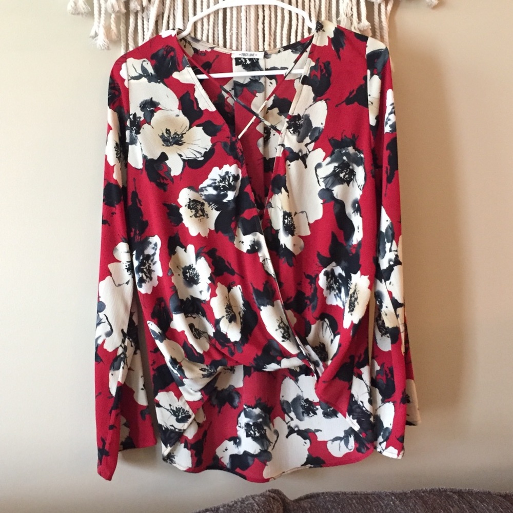 Long sleeve blouse